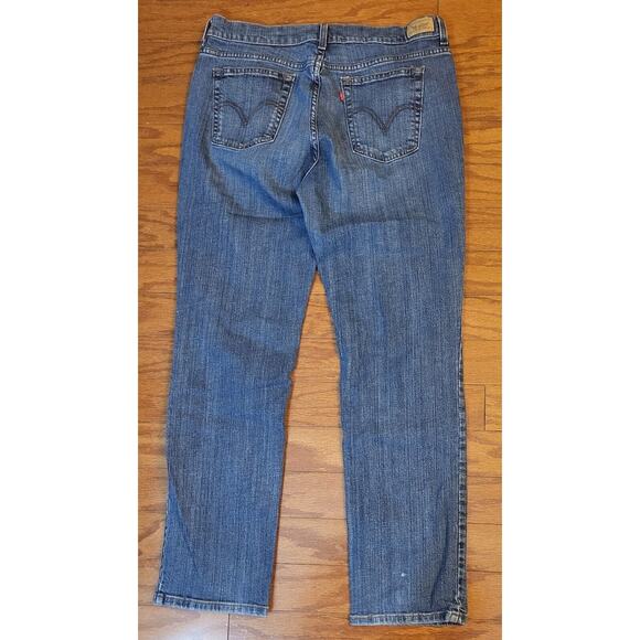 Vintage LEVI STRAUSS 505 Women Size 14 W32 Classic Straight Jeans Mid Rise - Picture 2 of 16